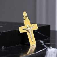 Dije - Cruz c/ Cristo Oro 18K