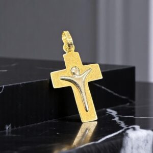 Dije - Cruz c/ Cristo Oro 18K