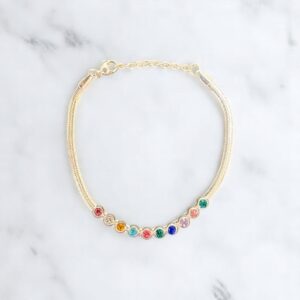 Pulsera Acero - Herringbone Cubic