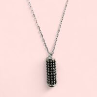 Gargantilla Cilindro c/Cubic - Plata 925