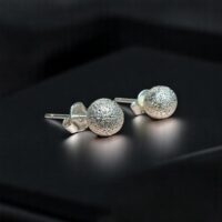 Aros Perlas Plateadas - Plata 925