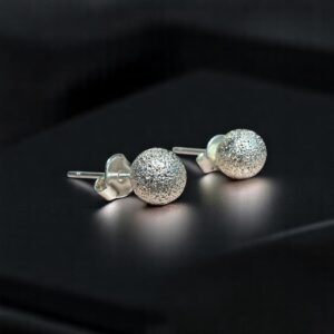 Aros Perlas Plateadas - Plata 925