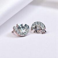 Aros Luna y Estrellas - Plata 925