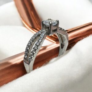 Anillo Infinito c/Piedra Cubic - Plata 925