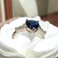 Anillo c/Cubic Corazón - Plata 925