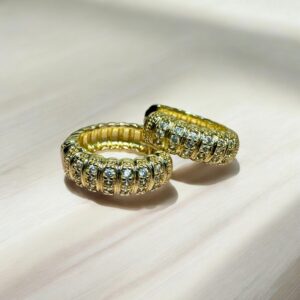 Aros de Acero Dorado – Argolla 
