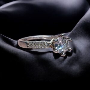 Anillo Doble Brillo - Plata 925 y Cubic