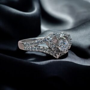 Anillo Destello de Amor - Plata 925 y Cubic
