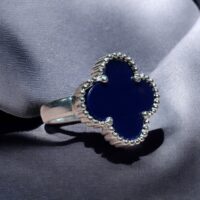 Anillo Van Cleef - Plata 925 y Cubic