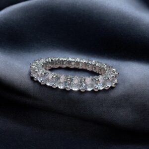 Anillo Radiante - Plata 925 y Cubic