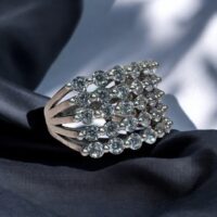 Anillo Cascada de Destellos - Plata 925 y Cubic
