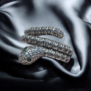 Anillo Serpiente Grande - Plata 925