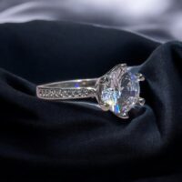 Anillo Corona Brillante - Plata 925 y Cubic