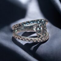 Anillo Oval - Plata 925 y Cubic