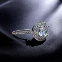 Anillo Brillante - Plata 925 y Cubic