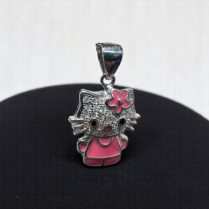 Dije Hello Kitty - Plata 925 y Cubic
