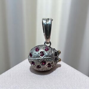 Dije Vaquita de San Antonio - Plata 925 y Cubic