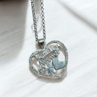 Dije Te Quiero Mamá - Plata 925 y Cubic