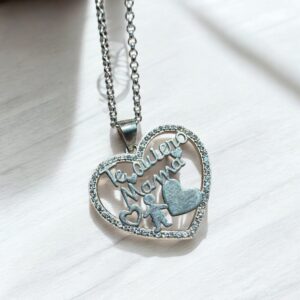 Dije Te Quiero Mamá - Plata 925 y Cubic