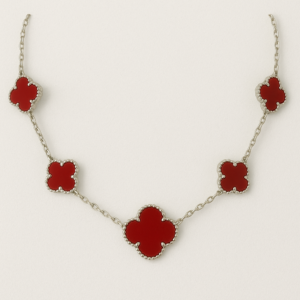 Cadena Van Cleef Trébol- Plata 925