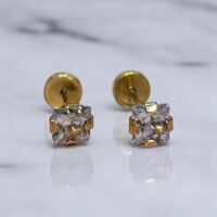 Aros Abridores c/Cubic - Oro 18K