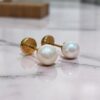 Aros Abridores c/Perlas Grandes - Oro 18K
