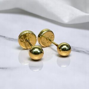 Aros Abridores Perlas Grandes - Oro 18K