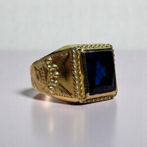 Anillo Sello Corona - Oro 18K