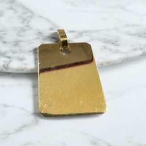 Dije Oro 18k Para Grabado