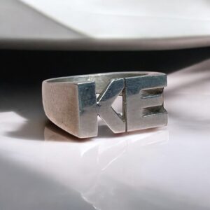 Anillo Iniciales - Plata 925