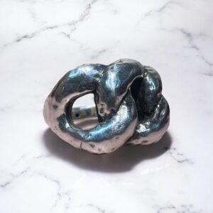 Anillo Cadenas - Plata 925 Inflada