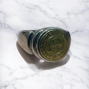 Anillo Virgen - Plata 925 y Oro 18K