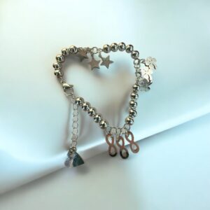 Pulsera Acero - Corazones e Infinitos