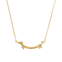 5090_31617_6963_2723257 Cadena Perro Salchicha Grande - Plata Dorada