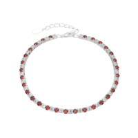 Pulsera Tennis Cubic - Plata 925