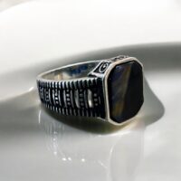 IMG_9022 Anillo c/ Piedra Cubic Negro – Plata 925