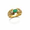 Anillo Piedra Verde - Oro 18K