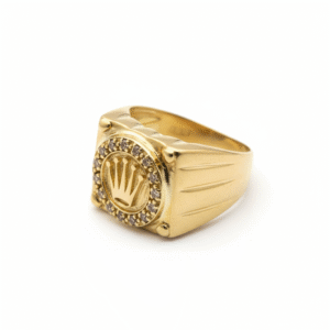 Anillo Sello Corona - Oro 18K