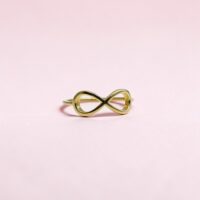 Anillo Infinito - Plata Dorada