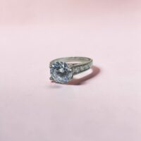 Anillo Solitario - Plata 925