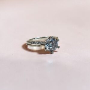 Anillo Solitario - Plata 925