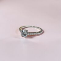 Anillo Solitario - Plata 925