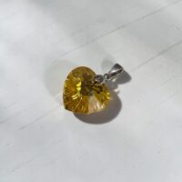 Dije Corazón Cristal - Plata 925