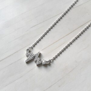 Cadena C/Dije Ritmo Cardiaco - Plata 925