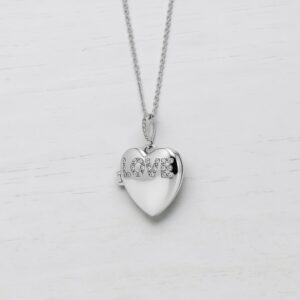 Dije Relicario Love - Plata 925