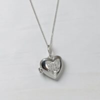 Dije Relicario Mariposa - Plata 925