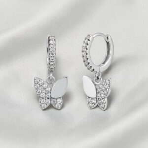 Aros Mariposa - Plata 925