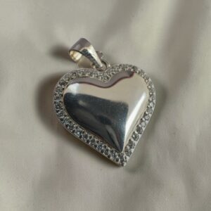 Dije Corazón - Plata 925