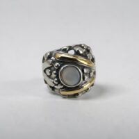 Anillo Ojo - Plata y Oro