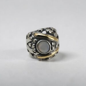 Anillo Ojo - Plata y Oro
